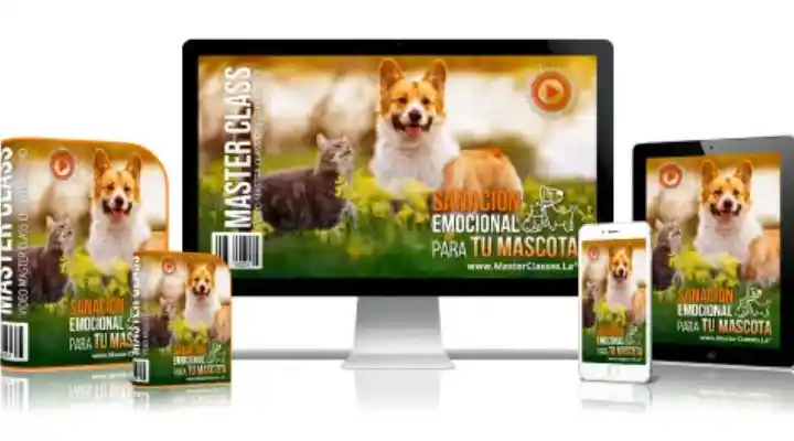 MasterClass Sanación Emocional para Tu Mascota-Gloria Pulido-curso online-cuidado de mascotas-seminario online-hotmart